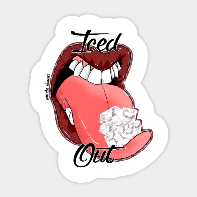 OTE Iced Out Sticker by OwnTheElementsClothing